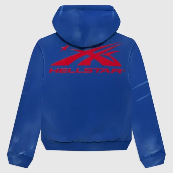 Hellstar Sports Gel Hoodie Blue