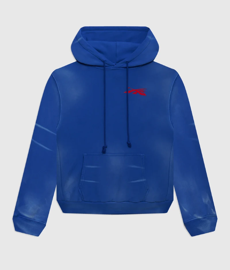 Hellstar Sports Gel Hoodie Blue