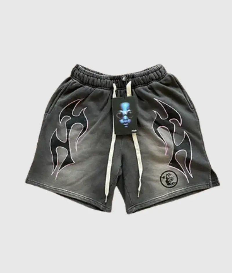 Hellstar Studios Records Grey Shorts