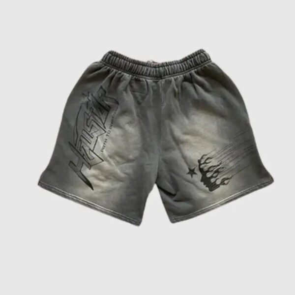 Hellstar Studios Records Grey Shorts