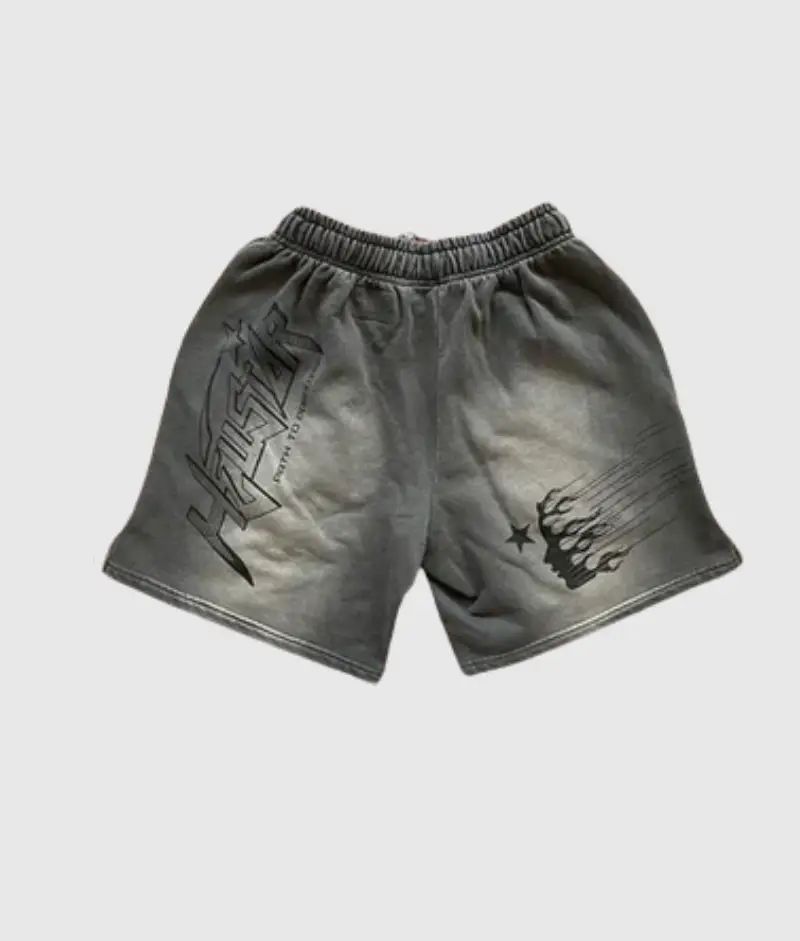 Hellstar Studios Records Grey Shorts