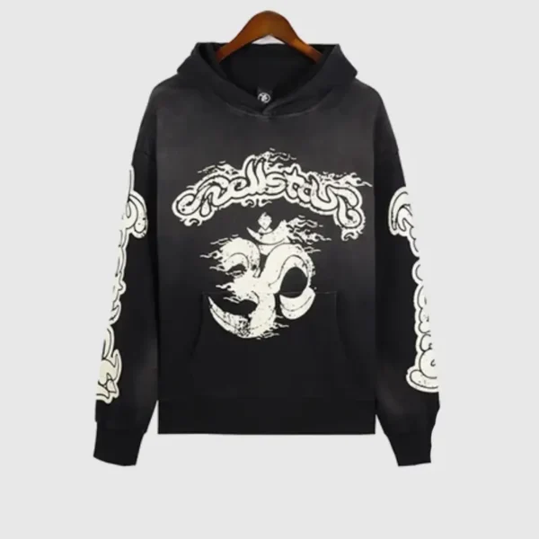 Hellstar Studios Records Yoga Hoodie Black